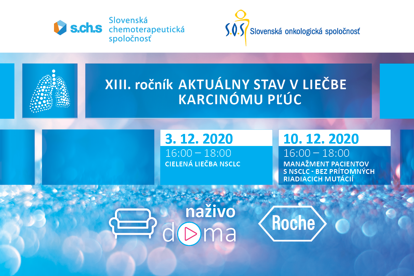 XIII. ročník Aktuálny stav v liečbe karcinómu pľúc 03.12.2020