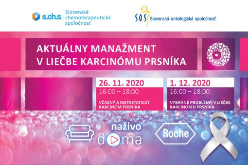 Aktuálny manažment v liečbe karcinómu prsníka 26.11.2020