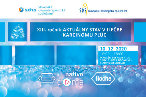 XIII. ročník Aktuálny stav v liečbe karcinómu pľúc 10.12.2020