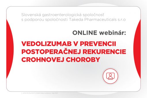 Vedolizumab v prevencii postoperačnej rekurencie Crohnovej choroby