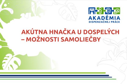 AKADÉMIA DISPENZAČNEJ PRÁCE – Akútna hnačka u dospelých – možnosti samoliečby